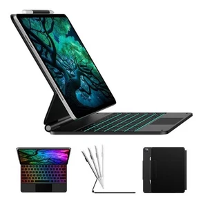 ESR Magnetic Keyboard Case Rebound Series für iPad Air 13 (25/24) Pro 12.9 Schwarz - Bild 1 von 22
