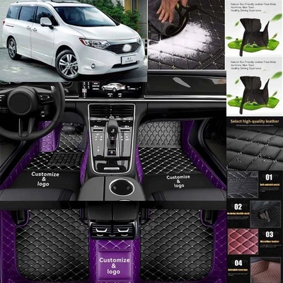 For Nissan Quest Car Floor Mats Custom Waterproof Auto Liners Carpets - Изображение 1 из 4