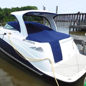 New  Sunbrella 2006-2009  Larson Cabrio 350 hard top cockpit cover - Bild 1 von 8