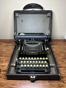 1910 Corona No. 3 Folding Typewriter with Case Works READ - Picture 1 of 19