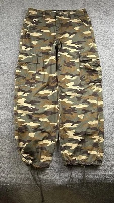 Levis Baggy ‘94 Camo Cargo Pants 27 X 30 Green Woodland EUC Chunky Grunge NWOT - Image 1 of 4