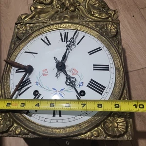 Antique French Comtoise Morbier Wall Clock - Picture 1 of 13