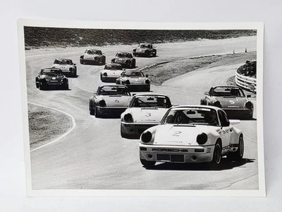 FOTOGRAFÍA ORIGINAL DE PISTA DE PORSCHE 911 11 PORSCHE EN FOTO FOTO FOTO DE FÁBRICA ESTAMPADA ¡BONITA! Foto 1 de 3