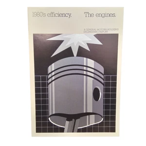 New Original GMH 1980s Efficiency The Engines Fold Out Sales Brochure 3/80 6 Pg - Picture 1 of 4