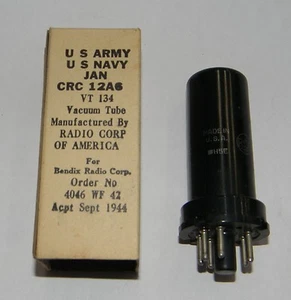 12A6 RCA VT 134 U.S. Army - Picture 1 of 1