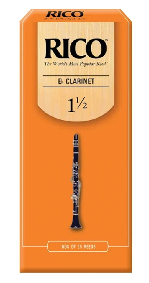 RICO Eb Clarinet Reeds (Previous Packaging) - 25 Per Box