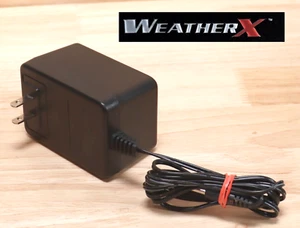Weather X TVWB534 Portable TV Weather Radio Light REPLACEMENT PART AC Adapter - Picture 1 of 4