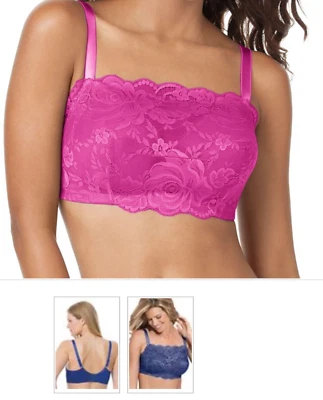 Sujetador R Comfort Choice sin cables Cami encaje Dickey cobertura completa Foto 1 de 4