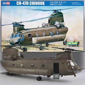 KIT MODELLINO ELICOTTERO TROMBETTIERE 81773 1/48 BOEING CH-46D CHINOOK - Foto 1 di 5