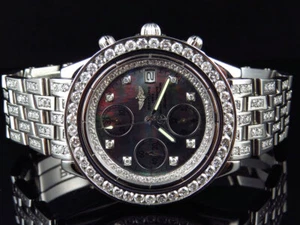 Orologio Personalizzato Da Uomo Breitling Chronomat Aeromarine 41 mm Autentico Diamante 9,5 Ct - Foto 1 di 7
