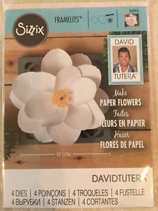 Sizzix Framelits Dies Large Magnolia 4 Dies 562414 By David Tutera- New - Picture 1 of 4