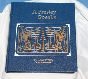 1978 A Presley Speaks Hardcover Signed Numbered Vester Presley + Signed Gift Box - Bild 1 von 4