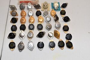 Lot of 44 NOS transistors semiconductors - MOSTLY JAN GOLD - MOTOROLA AND OTHERS