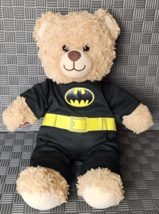 Batman Build A Bear Stuffed Plush with Outfit Superhero Utility Belt Gotham DC - Picture 1 of 10