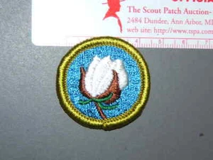 Distintivo Merito Boy Scout Cotone Agricoltura circa '62-'71 2905M - Foto 1 di 1