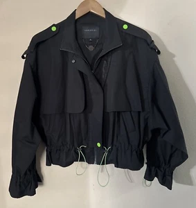 Chaqueta futurista negra para mujer ANNAKIKI talla mediana - Imagen 1 de 10