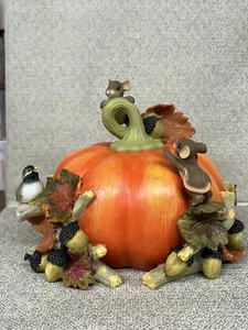 Charming Tails "Wishing You a Harvest Full of Fun and Friendship" Signed Edition - Picture 1 of 7