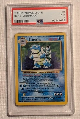 Pokémon BASE SET 1999-2000  #2 BLASTOISE HOLO PSA 7 - Image 1 of 2