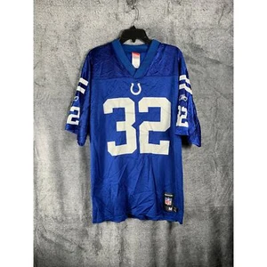 Indianapolis Colts Jersey Mens Medium Edgerrin James 32 NFL Reebok Sportswear - Picture 1 of 12