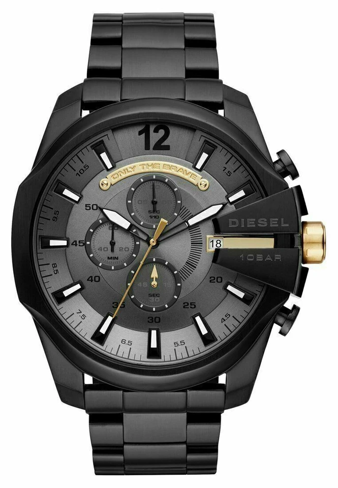 Diesel Mega Chief Gray Men's Watch - DZ4479