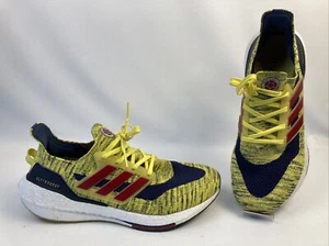 Adidas UltraBoost 21 Columbia National Soccer Team Yellow Navy Men's Size 12 - Picture 1 of 15
