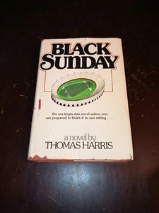 Black Sunday by Thomas Harris 1975 First Edition Hardcover Dust Jacket Novel - Picture 1 of 8