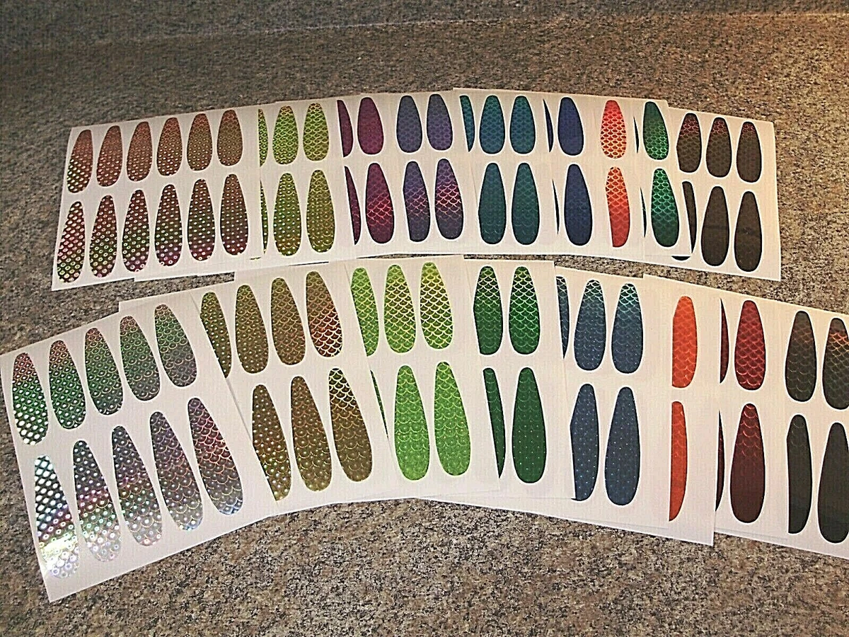 Moonscape UV Clear Trolling Spoon Lure Tape - Die-Cut Reflective Tape For Fishing Lures