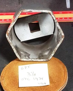 OTC 6 point Axle Nut Socket - 3/4" Drive - 3 1/8" 1934 USA, Good Used - Picture 1 of 2