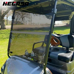 For Yamaha G29 DRIVE 2007-2016 Tinted Golf Cart Windshield Folding Windscreen - Picture 1 of 11