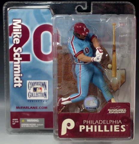 McFARLANE MIKE SCHMIDT COOPERSTOWN COLLECTION SERIES 2 FIGURE MLB BASEBALL MIB Cover