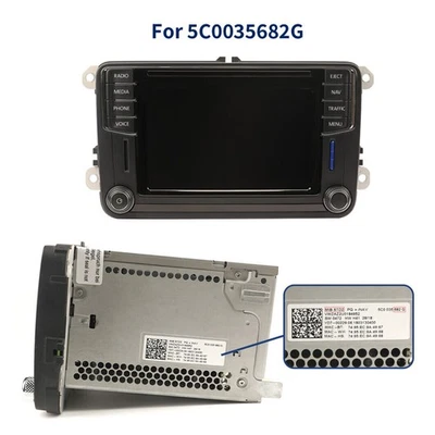 6.5" LCD Touch Screen Display Fits VW Skoda MIB STD2 684 200 TDO-WVGA0633F00045 Foto 1 de 4