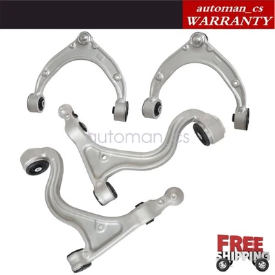 Brazos de control inferiores superiores delanteros nuevos para Porsche Panamera 2014 2015 2016 4 piezas Foto 1 de 4