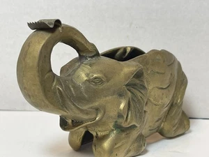 Dispensador de cinta de escritorio elefante de latón vintage CMSR Imports 1985 Taiwán - Imagen 1 de 18