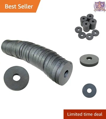 Paquete de 29 imanes de anillo de ferrita de cerámica fuerte de 1,25 pulgadas para aula de artesanías Foto 1 de 4