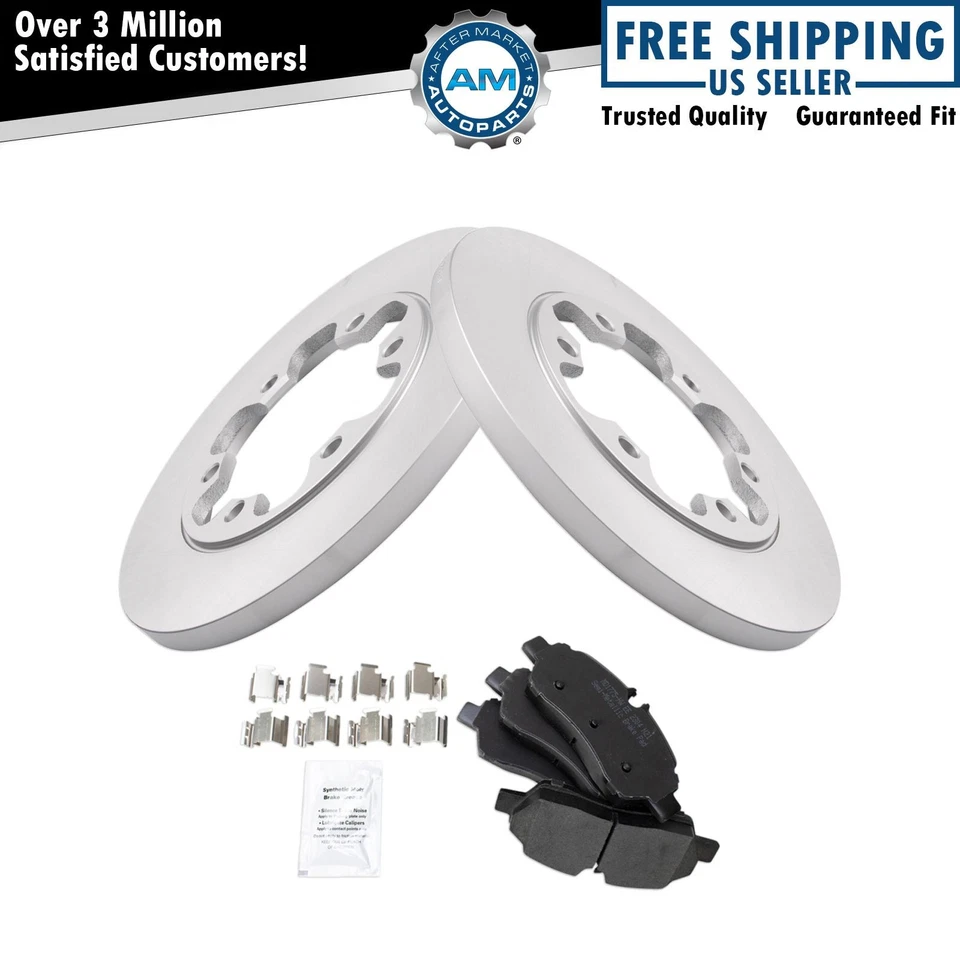 Kit de pastillas de freno y rotor semimetálico para Ford Transit-350 HD 2015-2019 Foto 1 de 4