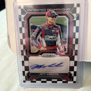 2023 Prizm Racing Jeff Gordon Patented Penmanship Checkered Flag Auto /50 - Picture 1 of 2