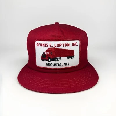 NOS Vintage K-Products Dennis E. Lupton Inc. Trucker Hat Augusta WV Cap w/ Patch - Image 1 of 4