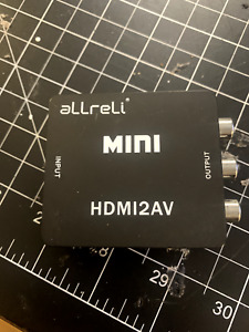 HDMI2AV Mini Konverter HDMI zu AV Adapter HDMI zu RCA 1080P HD Video Audio