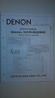 Denon Dcr-830Rd Service Manual Original Repair Book Stereo Car Tape Player Radio