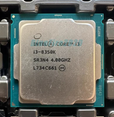 8Th Gen Intel Core i3-8350K LGA1151 CPU Processor Quad Core 4.0 GHz 91W SR3N4 - Image 1 of 3