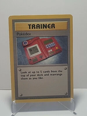 Pokedex 87/102 Pokemon Base Set Uncommon Trainer LP Used See Pictures - Image 1 of 4