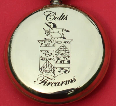COLT Firearms Brass Mechanical Movement Pocket Watch - Image 1 of 2
