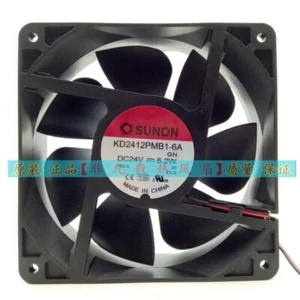 SUNON KD2412PMB1-6A DC24V 6.2W 12038 2-Wire Inverter Cooling Fan - Picture 1 of 4