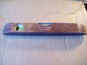 Vintage Stanley Nº H1292 Madera 9" Nivel Torpedo Hecho en USA - Imagen 1 de 3