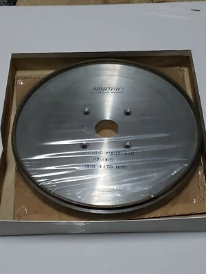 Norton Diamond 10" Grinding Wheel 1/8 150 Grit 1 1/4" Arbor w 4 Bolt Hole $600 - Image 1 of 4