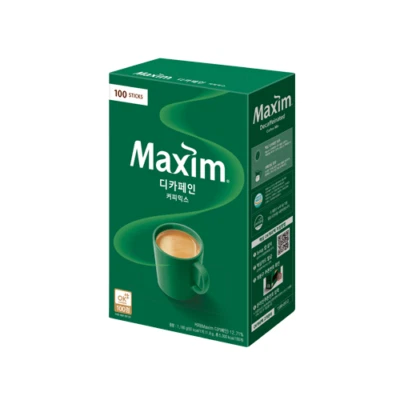 Mezcla de café instantáneo descafeinado Maxim 100 barras Foto 1 de 2