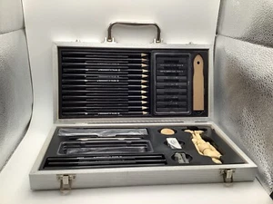 Royal & Langnickel Essentials Sketching Box Set with Drawing Pencils/ Charcoal - Picture 1 of 9