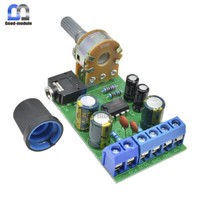 DC1.8-12V TDA2822M 2.0 Dual Channel Stereo Amp AUX Audio Amplifier Board