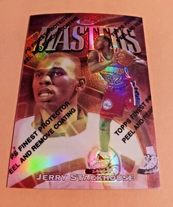 1997-98 Topps Finest Masters Jerry Stackhouse refractor #53 (con cáscara) - Sixers - Imagen 1 de 3