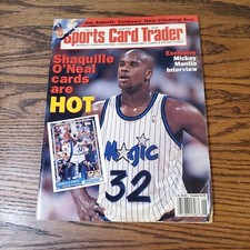 Sports Card Trader Magazine Shaquille O' Neal Mickey Mantle June 1993 